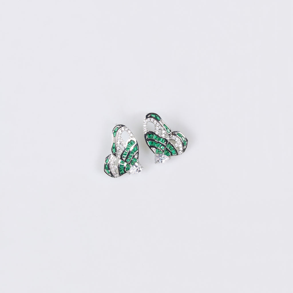 Cross-Border New Little Red Book Super Fairy Butterfly Tassel Necklace Light Luxury Butterfly Fairy Long Earrings Set Wholesale