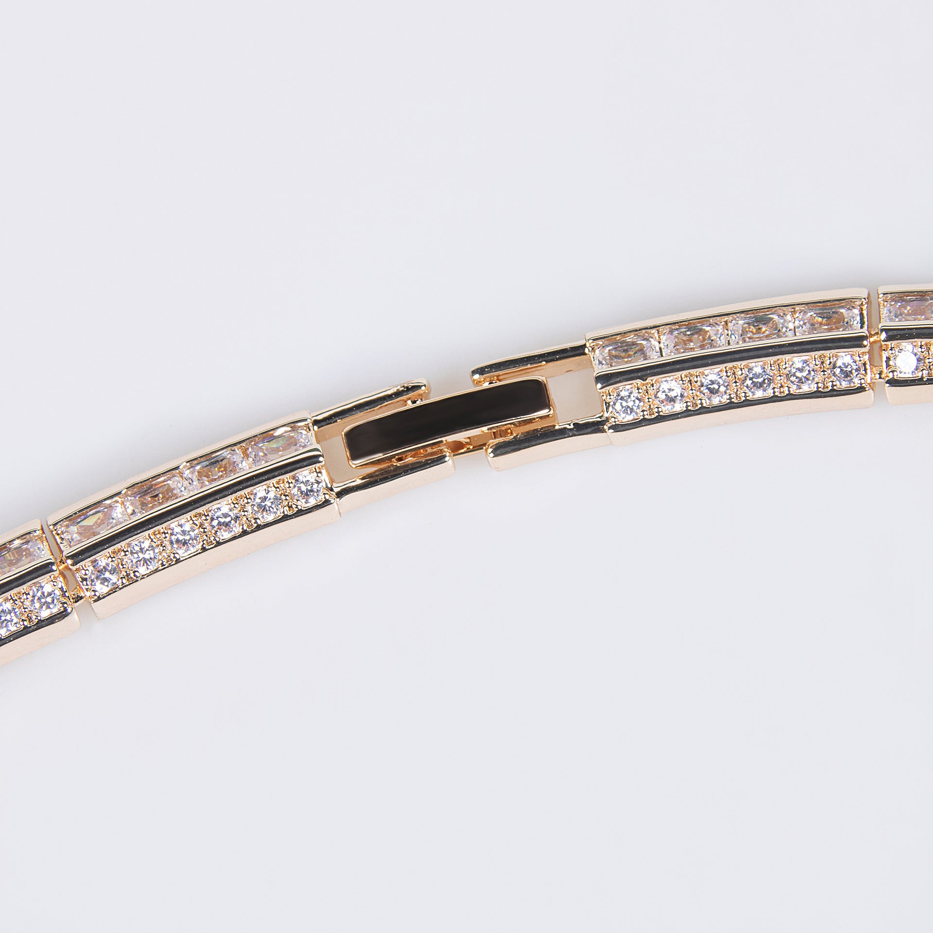 European and American Fashion Bridal Wedding Dress Water Drop Shape High-end Zircon Light Luxury Necklace and Earring Set