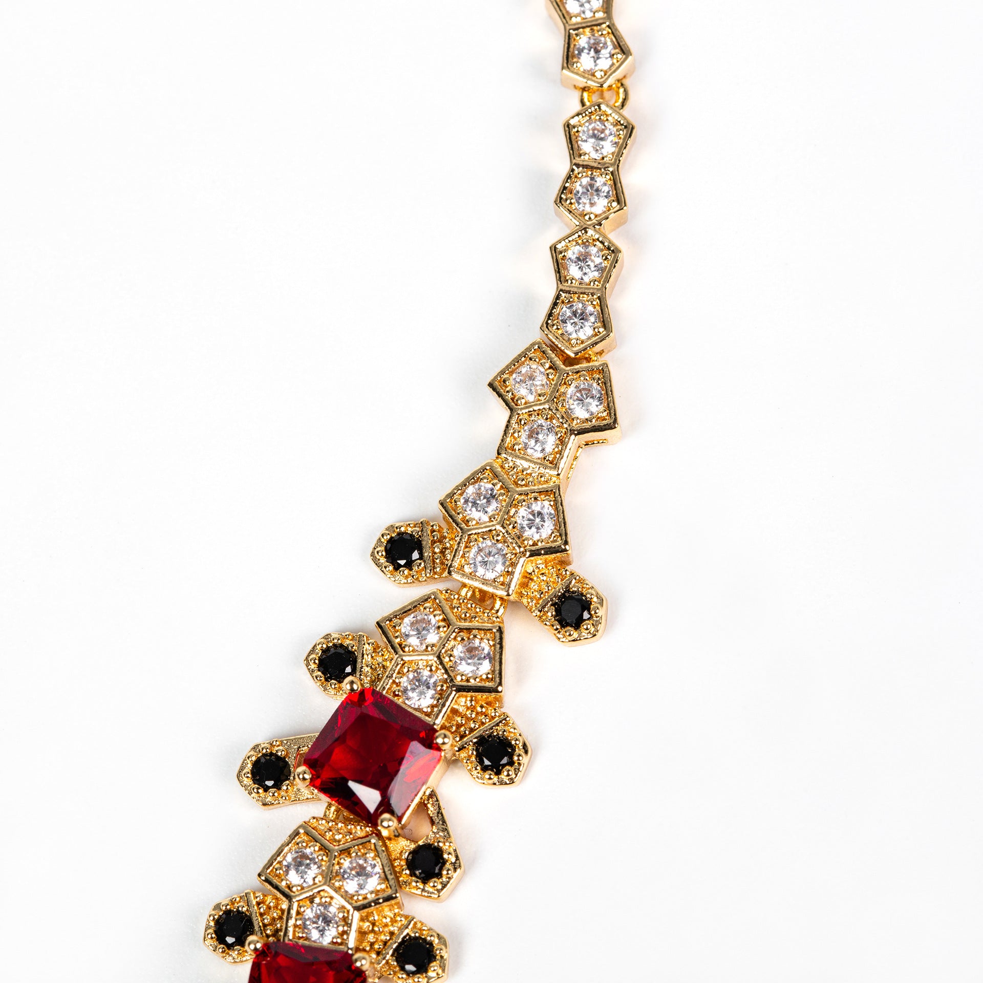 European and American Leopard Retro Design High-end Jewelry Evening Dress Accessories Elegant Jewelry Set Zircon Necklace for Women