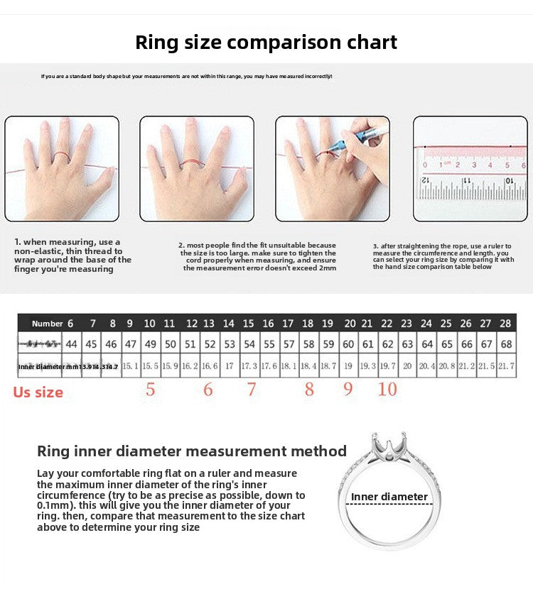 16*16mm Ice Flower Cut Zircon Ring for Women Simple Luxury Large Gemstone S925 Sterling Silver Ring Wholesale