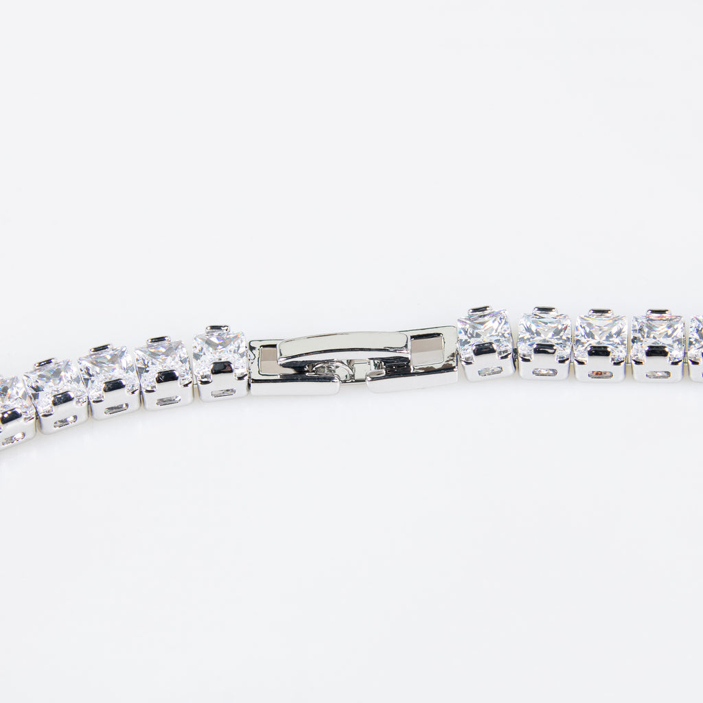 Elegant Simple Versatile Bridal Wedding Zircon Necklace Earring Set Wedding Dress Banquet Annual Meeting Ins Jewelry