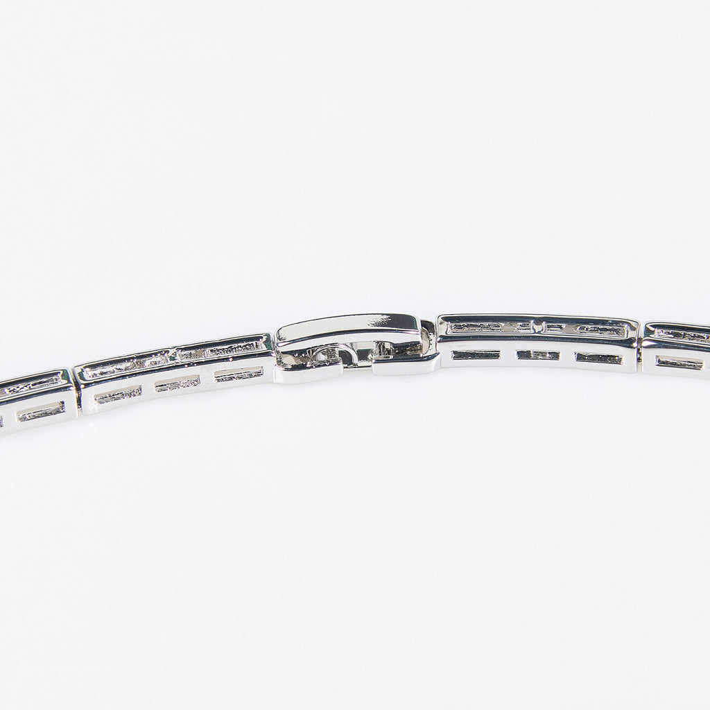 Elegant Beauty Wedding Dress Women's Luxurious Snake Bone Chain Zircon Necklace Earrings European and American Printed Set Accessories